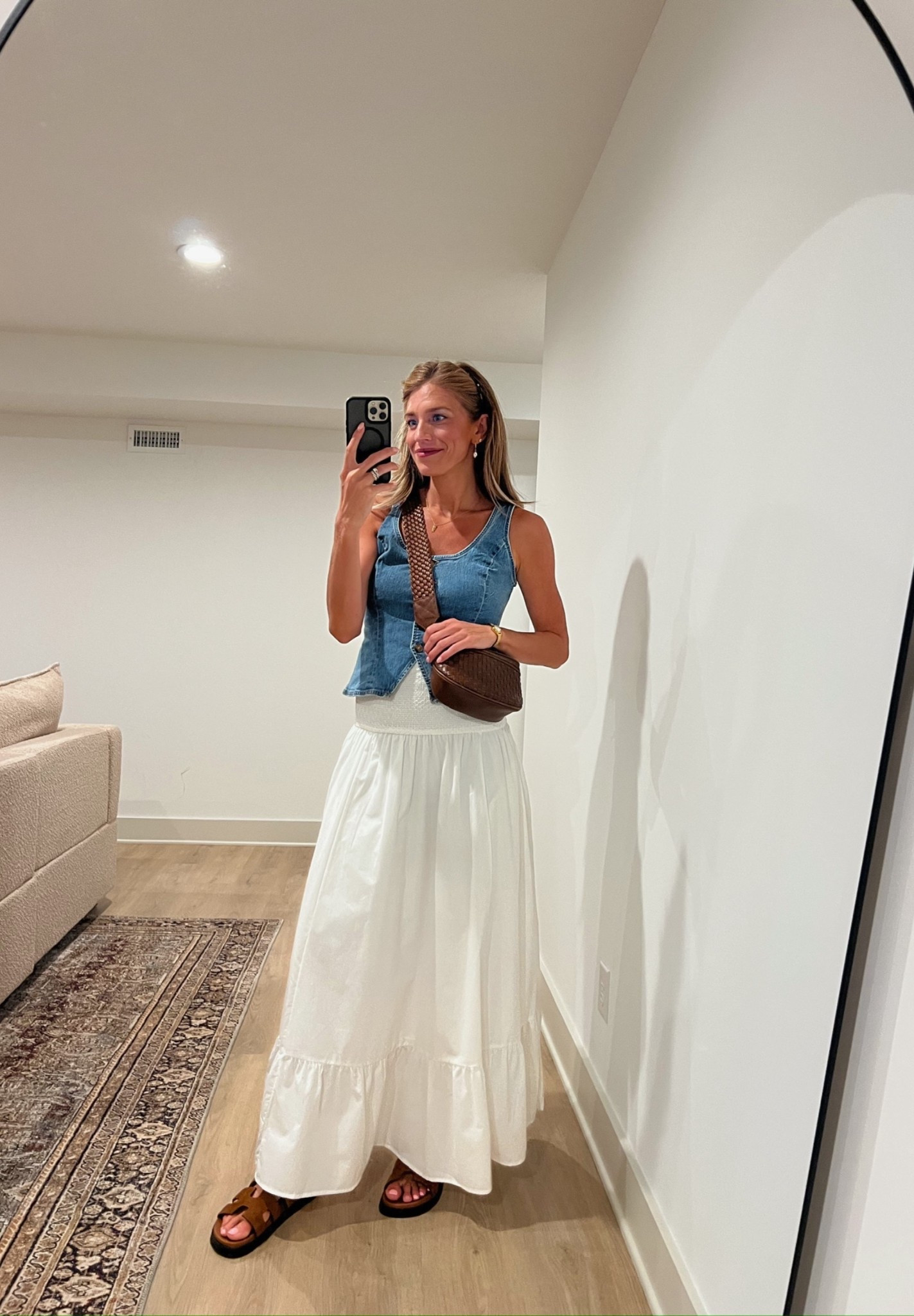 Here’s the white @abercrombie maxi worn as a skirt! Such a perfect piece to pack for a Europe trip. So many ways to wear!

Sizing:
Small tall in dress
Small top 

#LTKootd #LTKTravel #LTKTall
