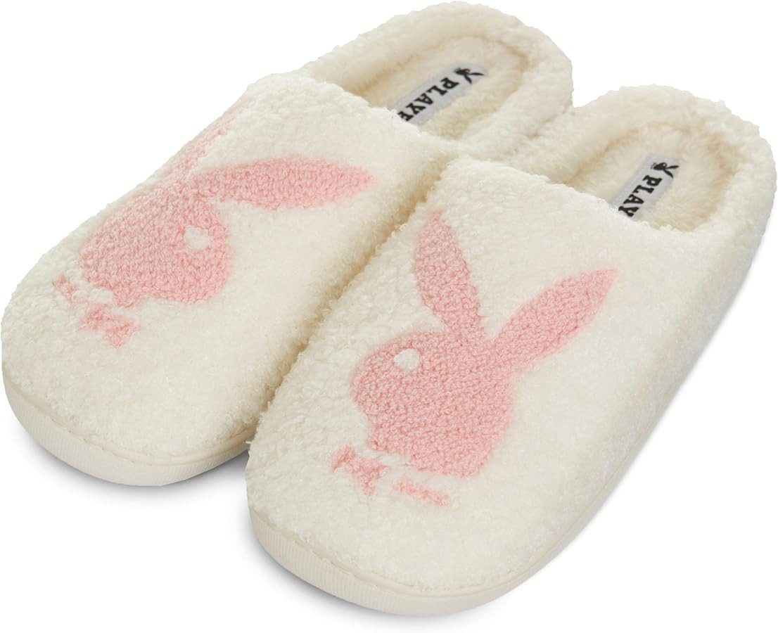 Playboy Womens Slippers Gifts for Women Extra Cozy Fuzzy House Slippers Slip On | Amazon (CA)