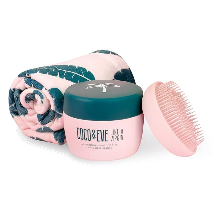 Coco & Eve That’s A Wrap Bundle - Hair Mask, Tangle Tamer and Microfiber Hair Towel Wrap for Al... | Amazon (US)