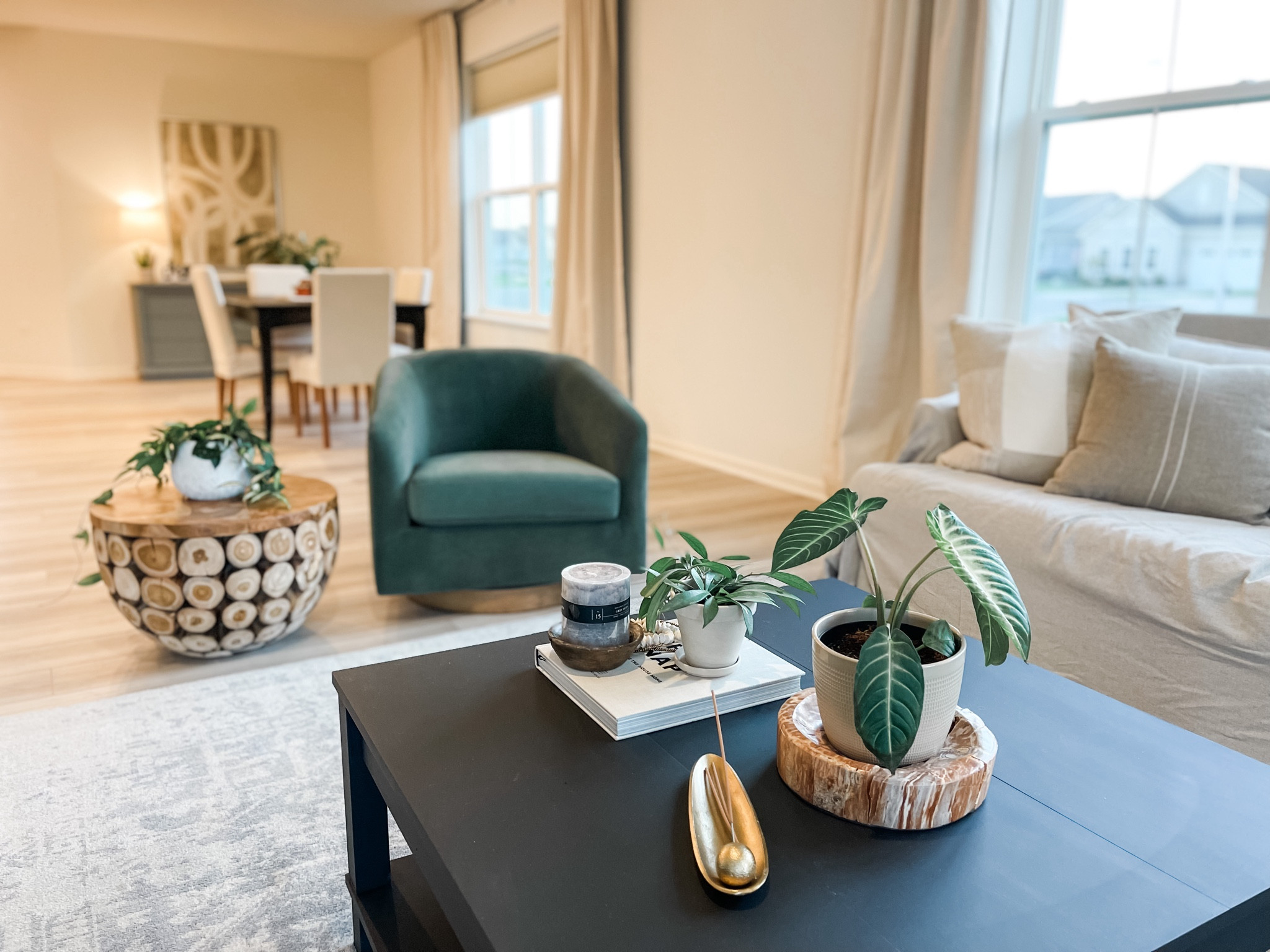 chair, coffee table, decor, wall art, rug, curtains, curtain rod, couch slip cover 

#LTKstyletip #LTKhome