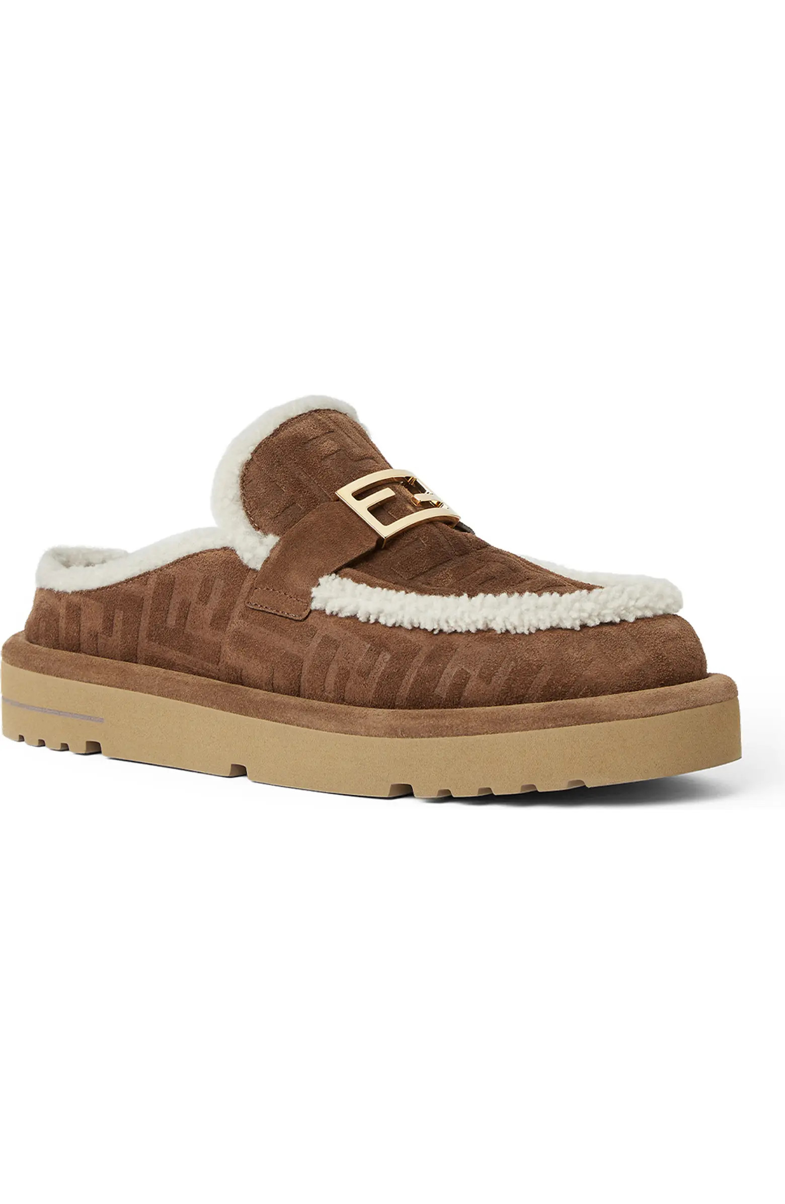 Après Chic FF Logo Genuine Shearling Lined Clog (Women) | Nordstrom