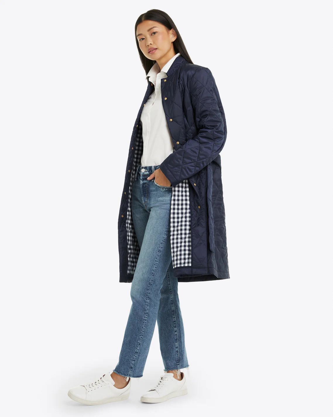 Belted Quilted Coat | Draper James (US)