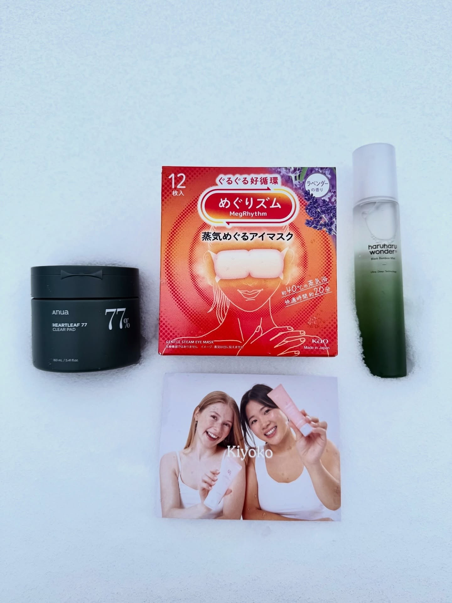 Over the past few days here in the GTA, we received 40+ cms of snow! ❄️ With the below zero temperatures, it’s crucial to protect our skin. 

@kiyoko.beauty sent over some goodies that I’m excited to try! 

💜 KAO MegRhythm Steam Eye Mask - Lavender
🖤 @haruharuwonder_official Wonder Black Bamboo Mist
💚 @anua_global Heartleaf 77% Clear Pad

Let me know how much snow you got in your area (if applicable,) and if you’ve tried any of these products! 

🛒 Feel free to use my affiliate link on your next purchase: https://kiyoko.ca/BERRZ

*PR/gifted - Thank you Gillian! 🫶🏻



#LTKBeauty #LTKselfcare