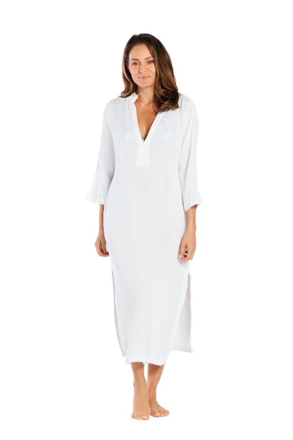 Brigid Tunic-White | Helen Jon