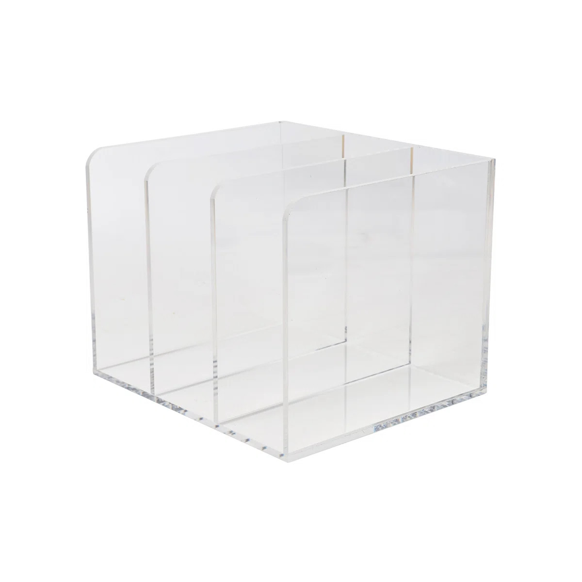 Thomas Martha Stewart Acrylic 3 Section File Holder Office Desktop Organizer with Anti-Slip Feet | Wayfair North America