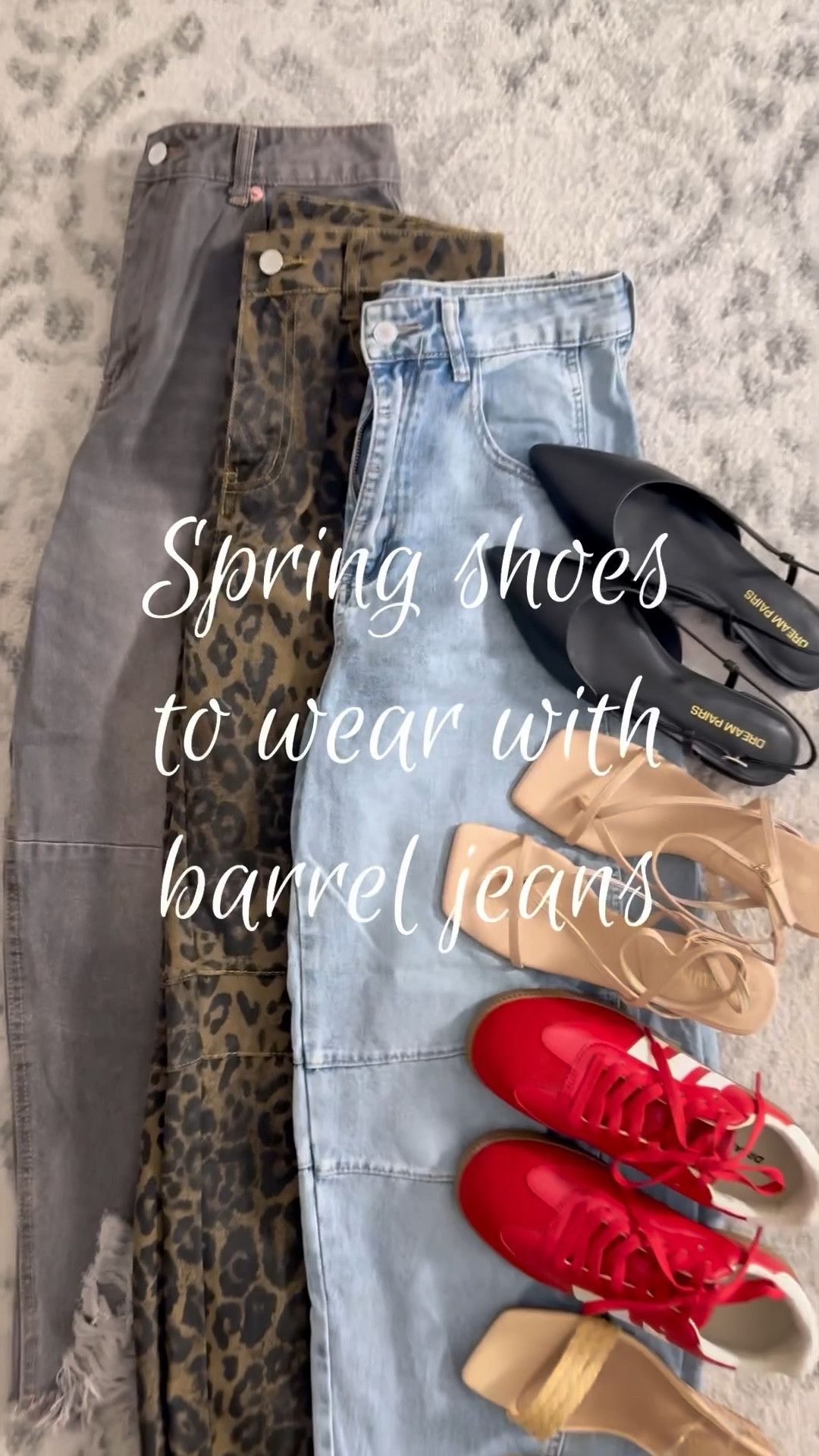 I’m slowly coming around to the barrel jeans trend and here are some spring and summer shoes that I think look really cute with this style!

Amazon haul, Amazon outfits, what I ordered, spring outfit, spring break, vacation outfit, how to style barrel jeans, casual barrel jeans outfit, mom style, elevated casual

#LTKStyleTip #LTKSeasonal #LTKSaleAlert