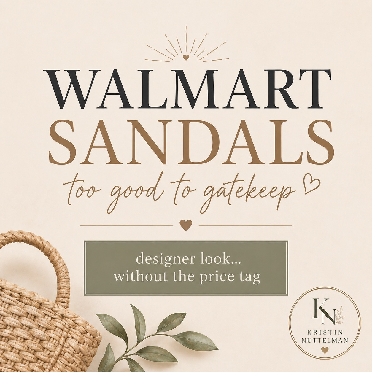 Okay… these Walmart sandals are TOO good to gatekeep 🤎

The gold detail.
The neutral tones.
The designer look without the price tag.

I’m not even kidding… the white pair looks SO designer — like something you’d pay way more for.

But honestly? Every color is good.
The brown is your everyday go-to, and the green is such a fun pop.

These are one of those finds you grab now before they’re gone.

Follow me on LTK — I linked them all for you 🤍

#WalmartFinds #WalmartStyle #WalmartFashion #AffordableStyle #SummerSandals #NeutralStyle #EverydayStyle #BudgetFinds #LTKStyle #LTKFinds #LTKUnder50 #CasualChic #MomStyle #EffortlessStyle #SimpleStyle #OnTrendStyle #SandalsSeason #FashionFinds #ClosetStaples #Obsessed

#LTKSeasonal #LTKootd #LTKU