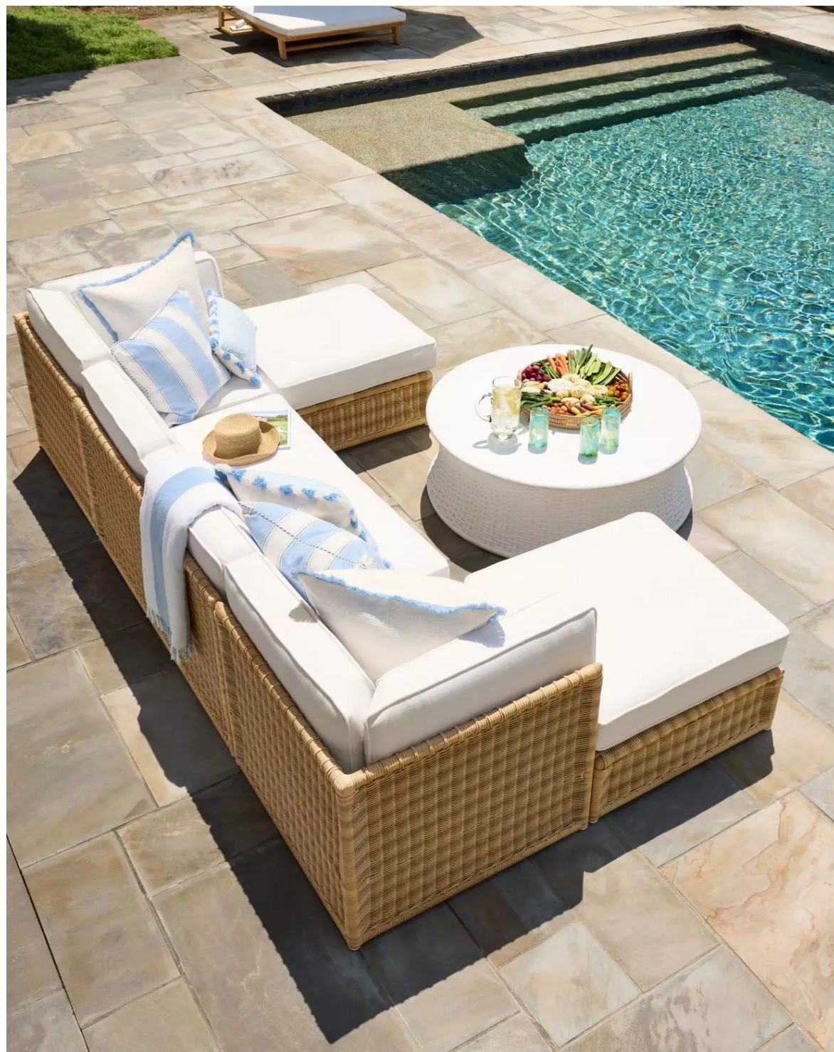 Outdoor furniture outdoor sectional pool furniture backyard furniture 

#LTKHome #LTKSaleAlert #LTKSeasonal