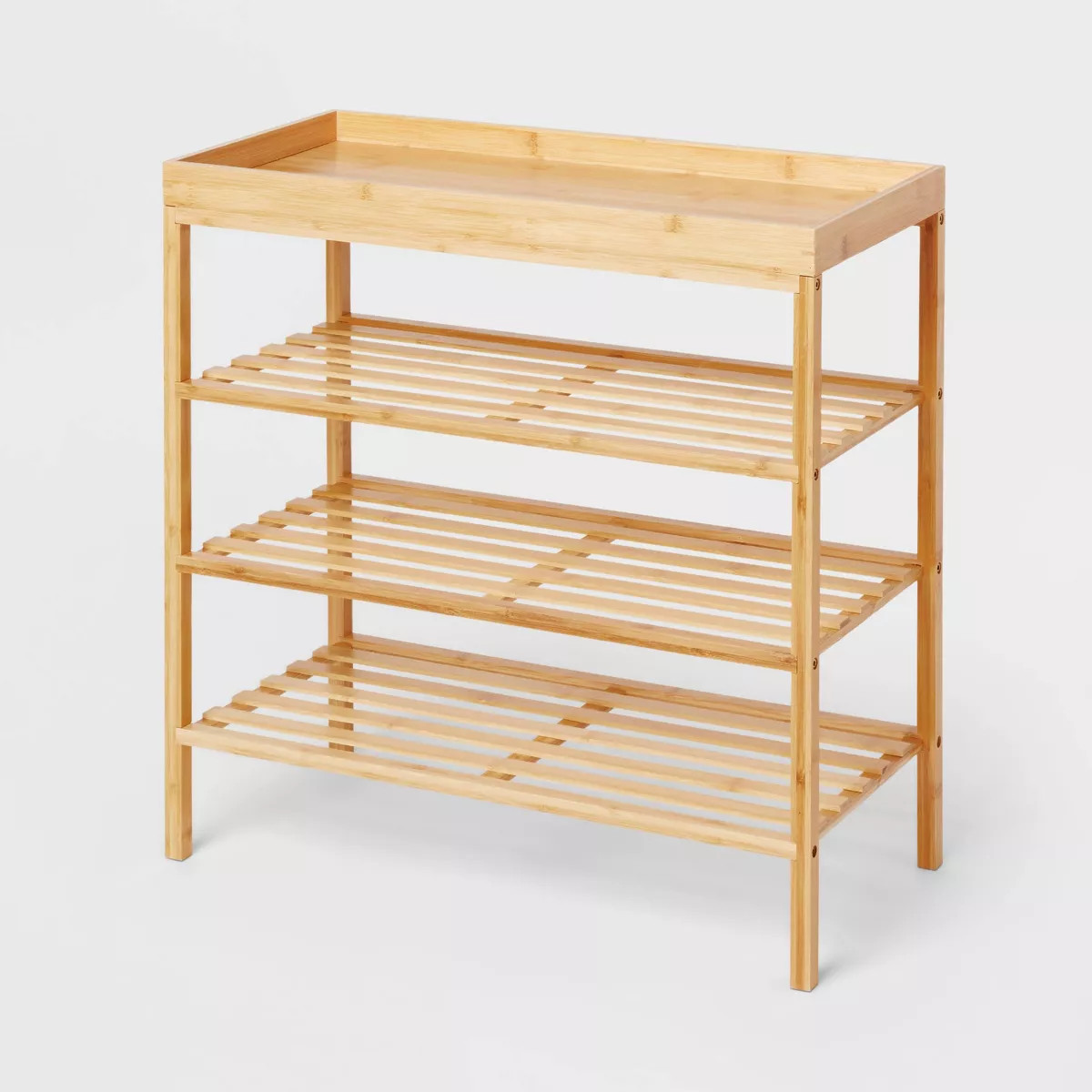 4 Tier Bamboo Shoe Rack - Brightroom™ | Target