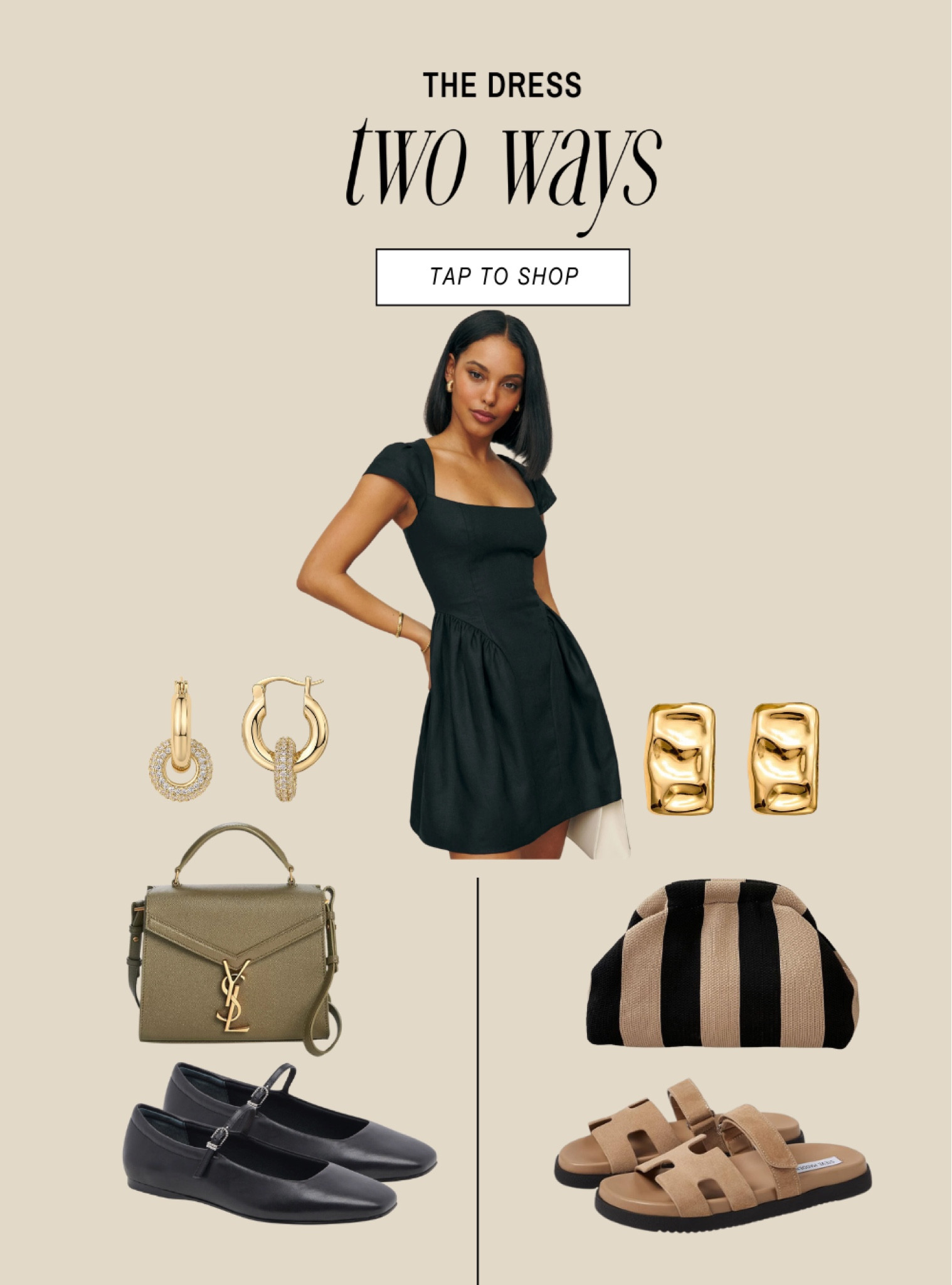 My reformation dress two ways 🖤 dress it up or down ✨

#springdress #dress #reformation #vacationoutfit #parisoutfit #springoutfit 

#LTKstyletip