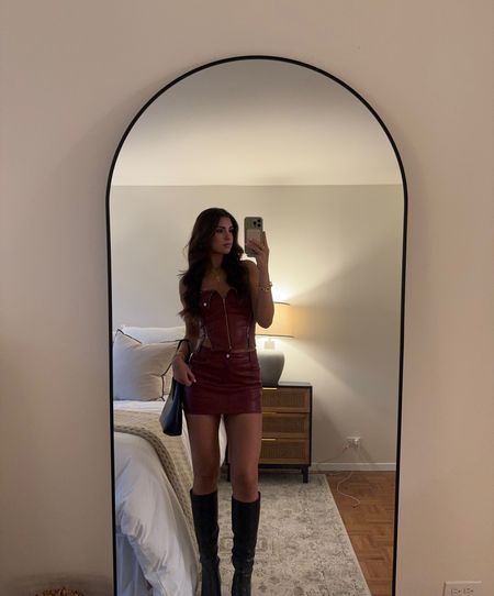 Concert outfit! Set is from Edikted and unfortunately can’t link but thought I’d show off the boots and bag