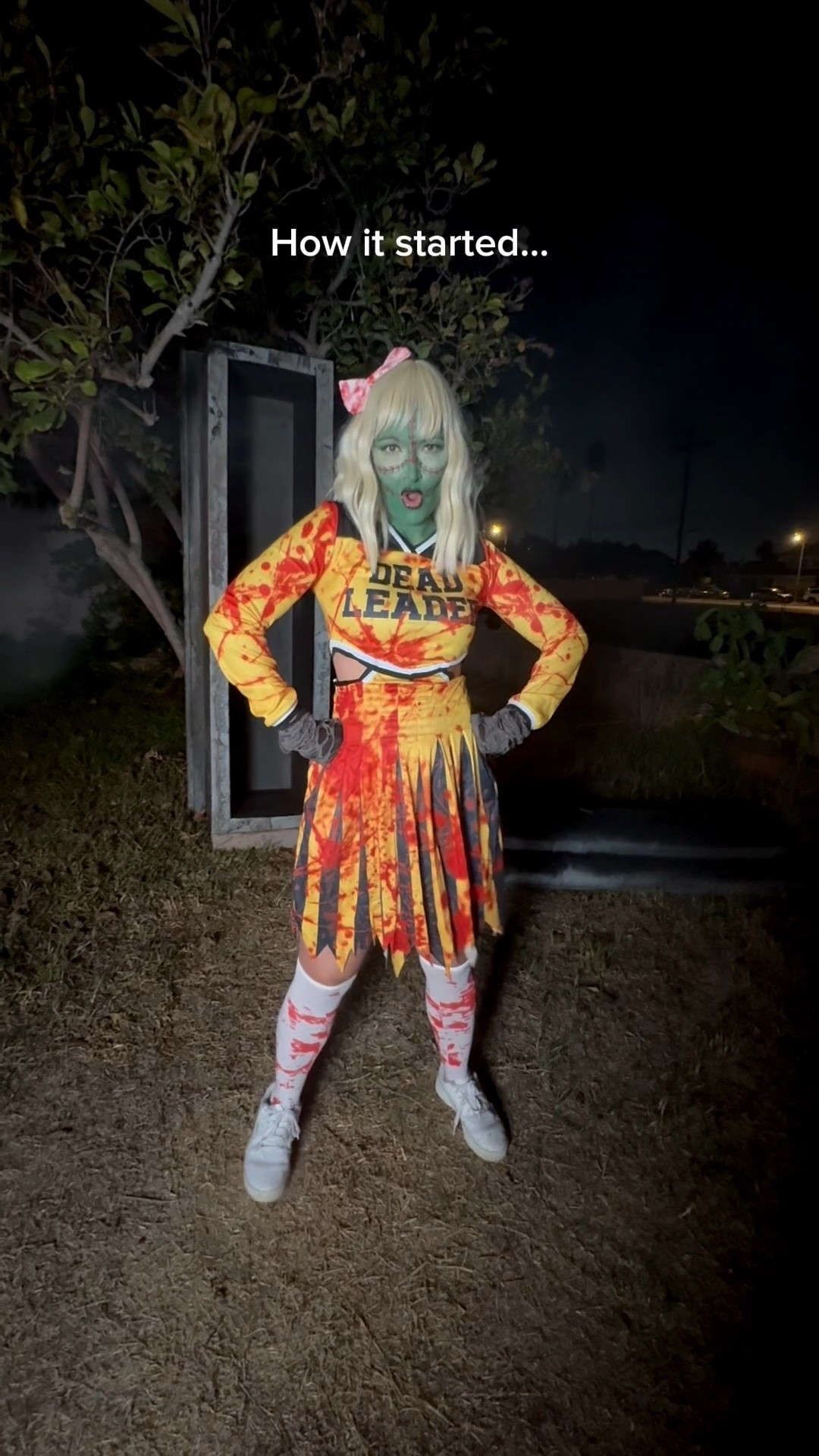 Zombie Cheerleader Halloween Costume

#ltkcostume #halloween #zombie 
#zombiecheerleader 

#LTKSeasonal