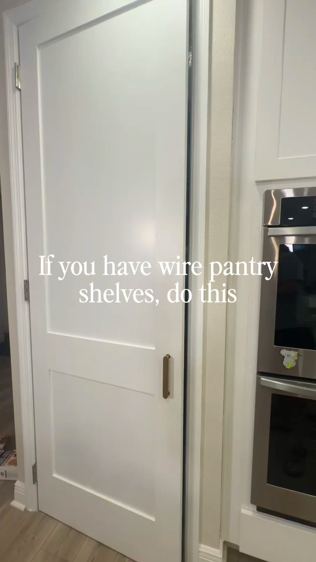 If you have wire pantry shelves, this made ours so much more functional.

We didn’t replace them — just added an organizer to the inside of the door, pull-out drawers, and bins

How did we go it?
The hacks: 
1. We zip tied the drawers to the shelf so they stay in place
2. Got an "over the door" rack that can also attach to the back of the door so it does not show on the top (because no way lol)

Linking everything we used here if you’re working with a similar pantry setup.


Kitchen Organization 
Spring Cleaning 

 #LTKHome