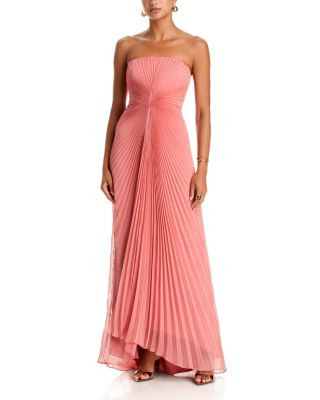 Amur Myra Strapless Pleated Gown | Bloomingdale's (US)