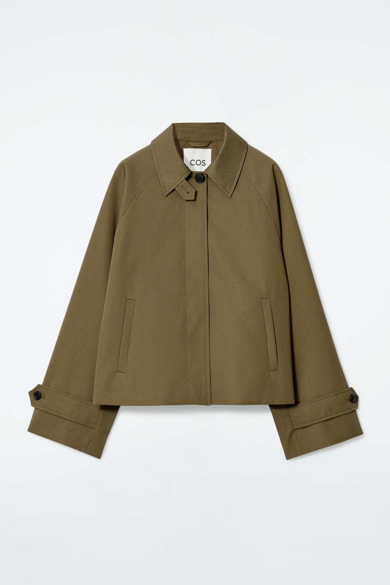 Short Twill Trench Coat | COS (US)