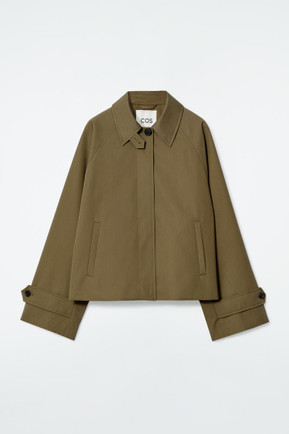 COS Short Twill Trench Coat
