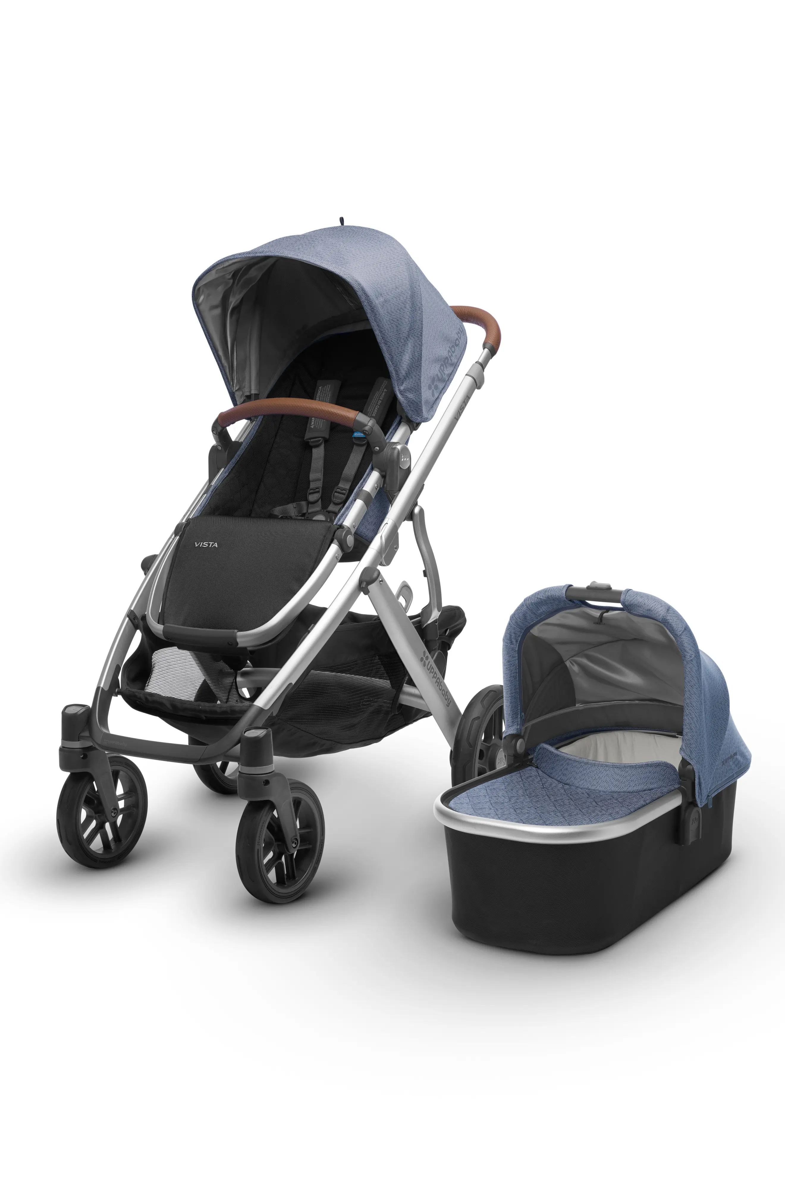 2018 VISTA Aluminum Frame Convertible Complete Stroller with Leather Trim | Nordstrom