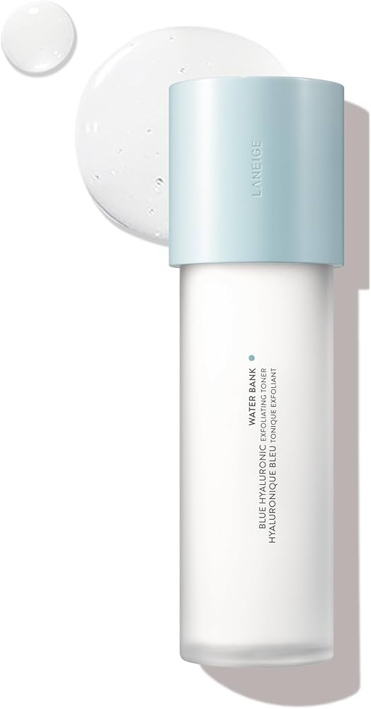 LANEIGE Water Bank Blue Hyaluronic Exfoliating Toner: Gentle PHA Toner to Smooth, Soften, & Deepl... | Amazon (US)
