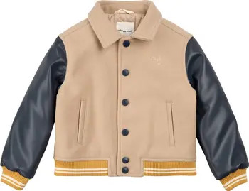 Kids' Sand Dune Varsity Jacket | Nordstrom