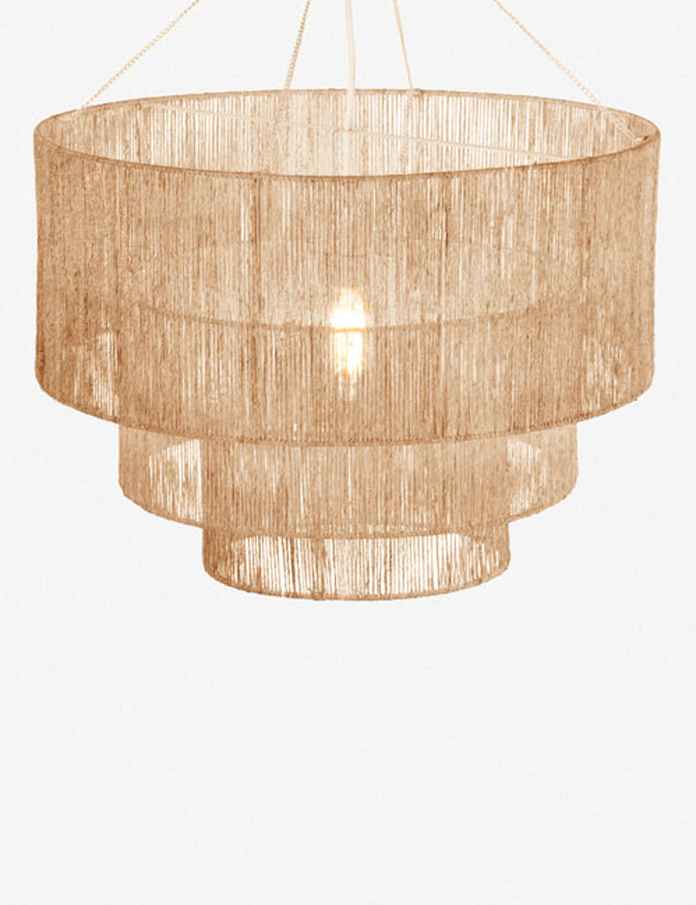 Chavette Chandelier, Natural | Lulu and Georgia 