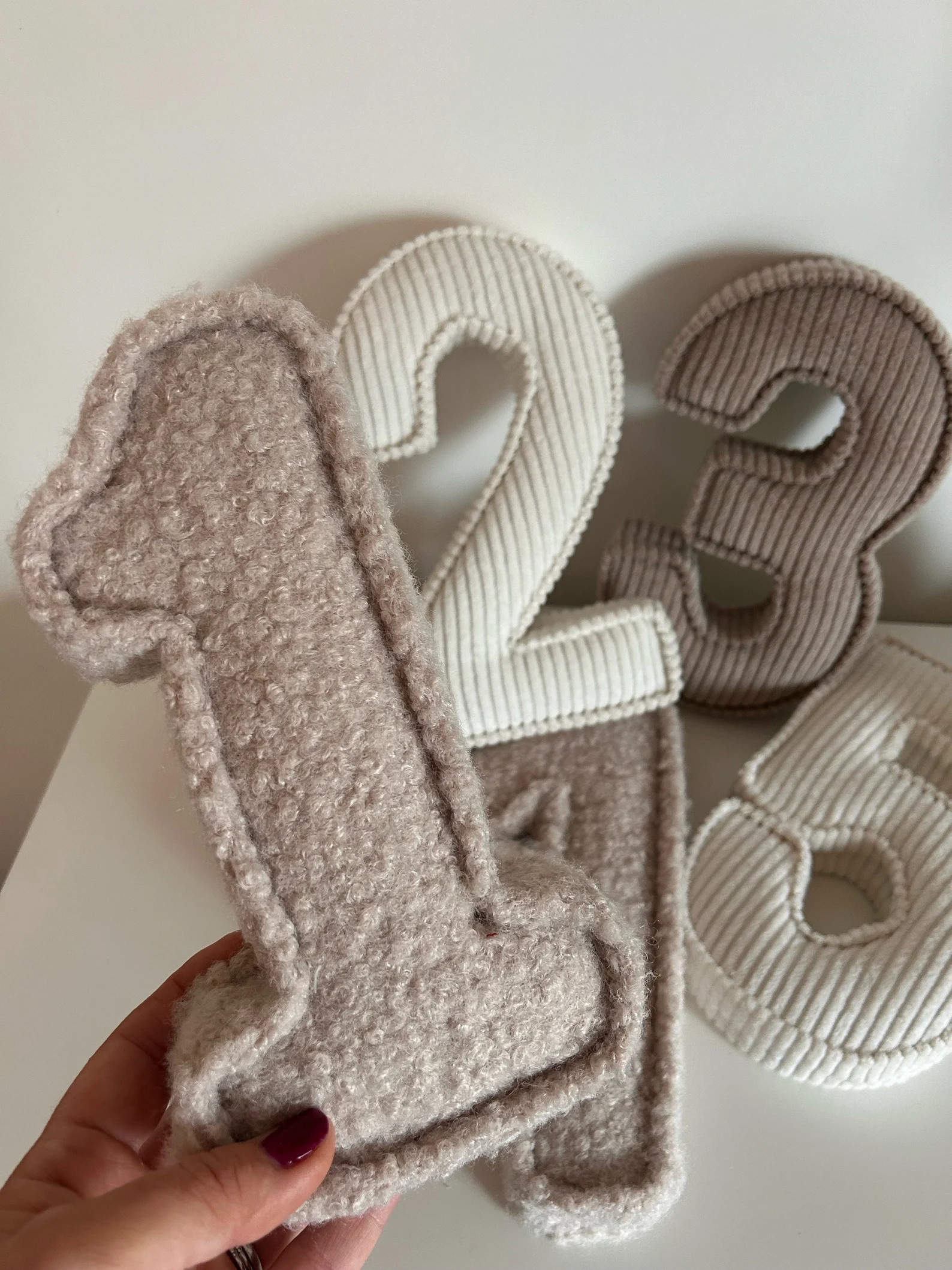 Fabric Numbers.first Birthday Prop New Baby Prop Baby Announcement Baby Photography Prop - Etsy | Etsy (US)