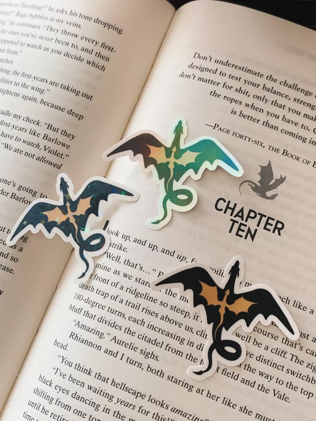 ACOTAR 'Bat Wing Mountain' Sticker curated on LTK