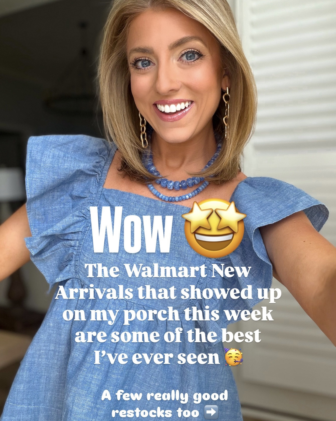 ✨ The Walmart new arrivals this week absolutely understood the assignment! From dresses that look designer, to viral jeans, adorable matching sets, beautiful restocks, and the cutest accessories…this haul might be one of my favorite Walmart fashion drops yet! 🤩

I’m sharing all the details on these affordable finds, including:
🤍 The prettiest embroidered dress that looks boutique
🩵 A stunning blue ruffle dress that’s even prettier in person
🤎 Viral $16 polka dot jeans in a brand-new print
👖 New utility barrel jeans with the best fit
🎀 A gorgeous embroidered skort set with built-in shorts
🍌 The fun banana print skirt that’s giving major vacation vibes
🌸 An under-$15 silky polka dot dress
✨ Restocked ruffle sleeve tops and lace camis
🩳 My favorite paperbag shorts on sale
💙 New utility pants, sweaters, and colorful statement necklaces to finish every outfit

If you’re looking for affordable women’s fashion, Walmart new arrivals, summer outfits, early fall fashion, boutique style on a budget, trending dresses, cute jeans, vacation outfits, workwear inspiration, or everyday outfit ideas, this collection is full of incredible finds that look so much more expensive than they are.

Which look is your favorite? I honestly don’t think I can choose! 💕

#walmartfashion #walmartfinds #walmartstyle #walmartnewarrivals #affordablefashion #budgetfashion #summerstyle #falltransitionstyle #ootd #outfitideas #casualstyle #everydayfashion #dressstyle #denimstyle #matchingset #fashionfinds #styleinspiration #fashionover30 #momstyle #lookforless

#LTKootd #LTKPetite