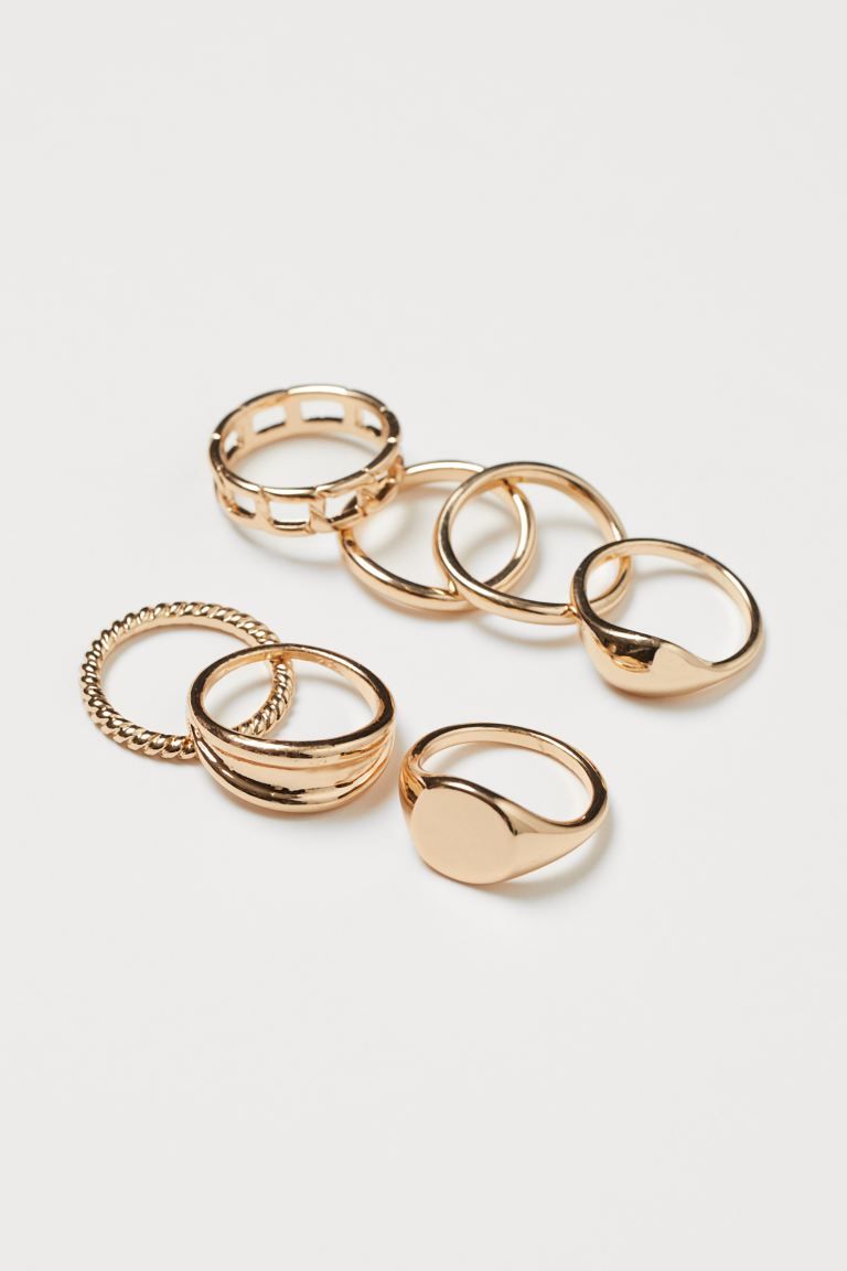 7-pack rings | H&M (UK, MY, IN, SG, PH, TW, HK)