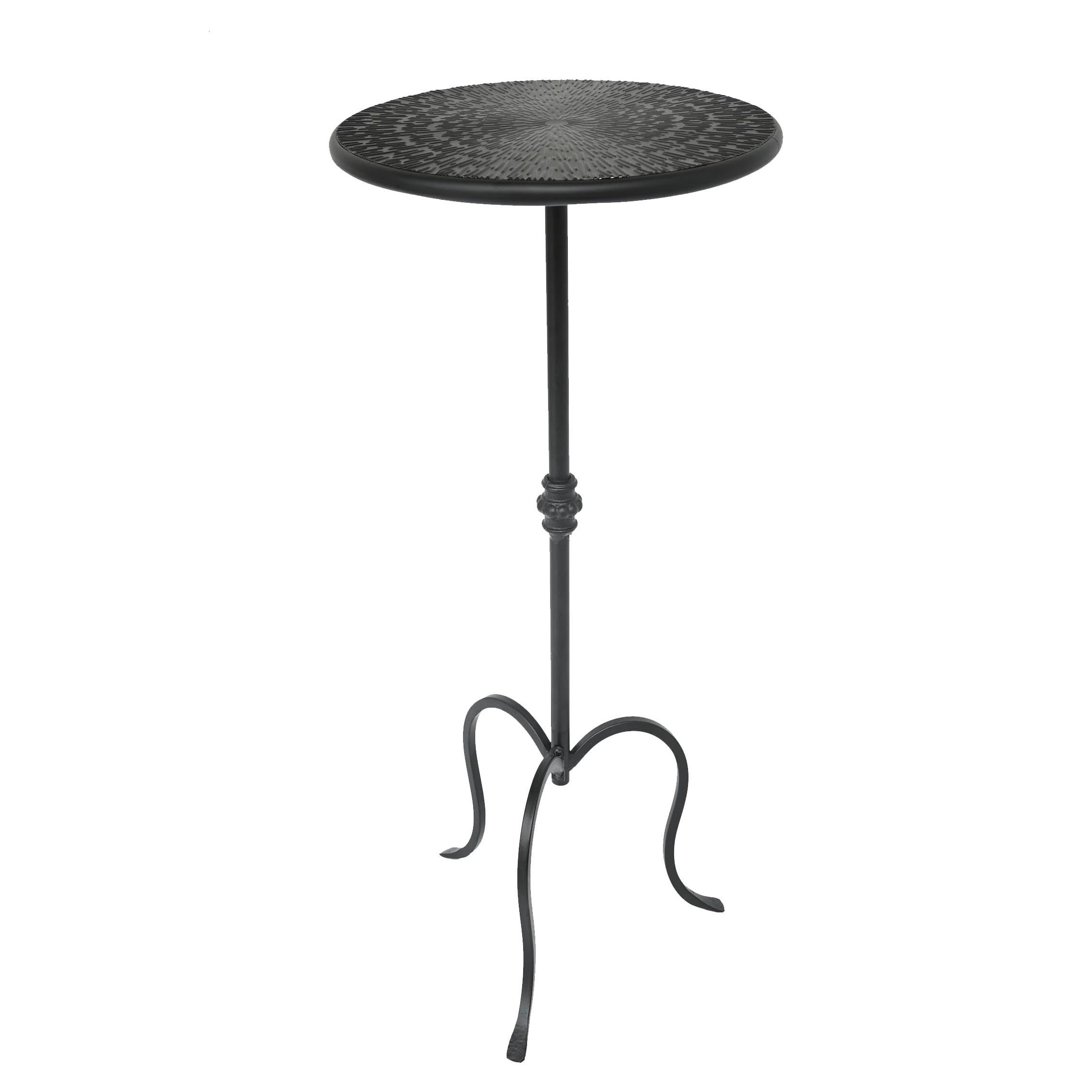 Metal Round Side Table, Modern Accent Small Drink Table, Coffee Martini Table for Small Spaces,Li... | Amazon (US)