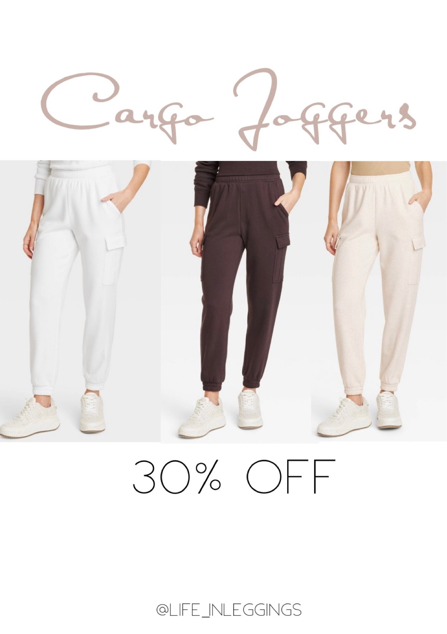 Save 30% on sweatpants by using the Target circle app
Fall fashion, sweatpants, cargo joggers, target fashion, target deals

#LTKfitness #LTKsalealert #LTKfindsunder50