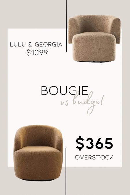 Brown teddy swivel chair - look for less! 

#LTKhome