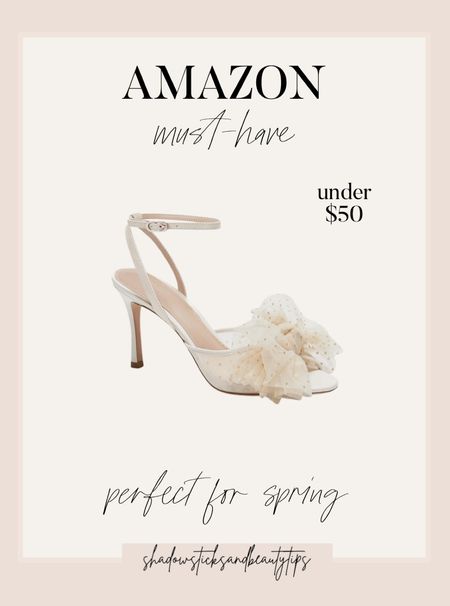 Amazon bow heels under $50

#LTKfindsunder50 #LTKSeasonal #LTKshoecrush