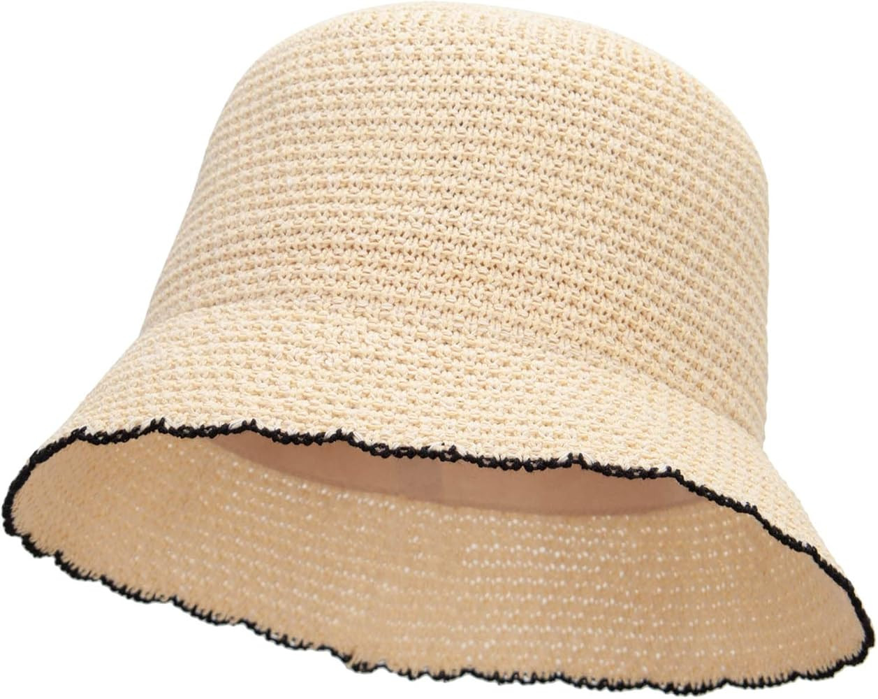 Jeanne Simmons Women's 2" Brim Knit Design Bucket Hat | Amazon (US)