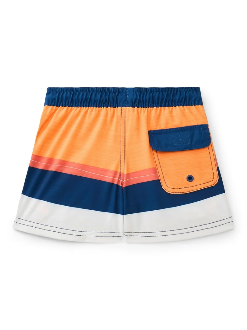 Wonder Nation Boys Quick Dry Stretch Swim Trunks with UPF50, Sizes 4-18 & Husky | Walmart (US)