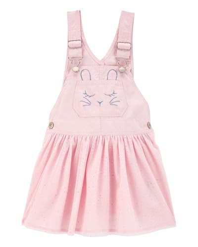 Oshkosh Girl World's Best Overalls, Pink Bunny WBO, 4T | Amazon (US)