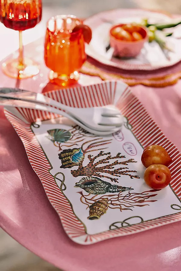 By the Sea Large Melamine Platter | Anthropologie (US)