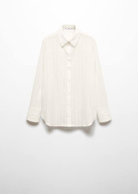 Camicia cotone ricamata -  Donna | Mango Italia | Mango IT