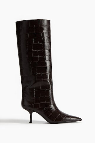H & M - Kniehohe Stiefel - Braun - Damen | H&M (DE, AT, CH, NL, FI)