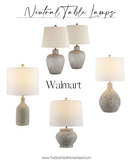 Neutral color table lamps, Transitional lighting, Walmart lighting, Walmart table lamps, ceramic lighting, ceramic lamps, light gray lamp.

#LTKunder100 #LTKhome #LTKunder50