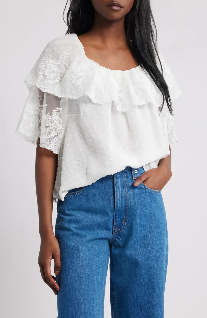 Lace Off the Shoulder Top | Nordstrom