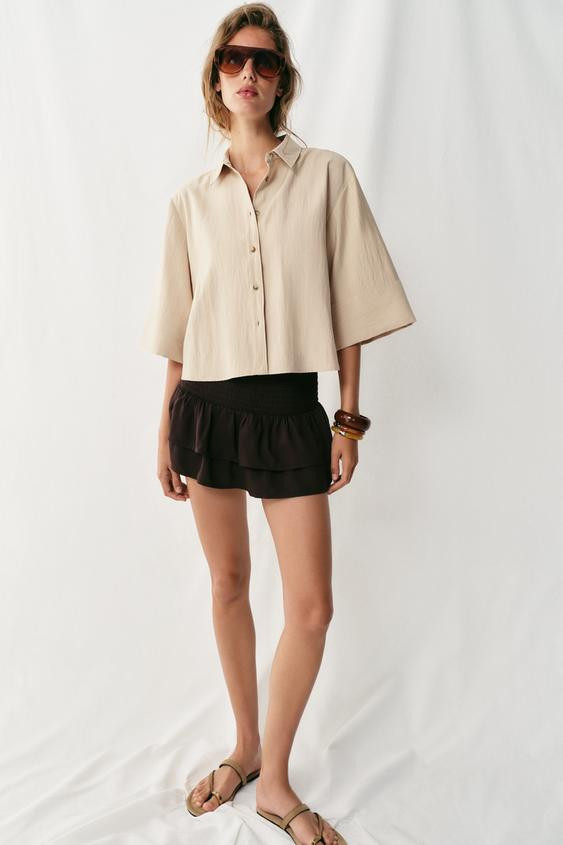 Zara - Embroidered Vest - Women - Ecru - Women | Zara US
