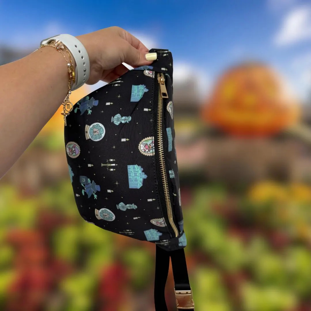 Haunted Mansion Fanny Pack | Disney Parks Inspired Waist Bag | Foolish Mortals Spooky Disney Acce... | Etsy (US)