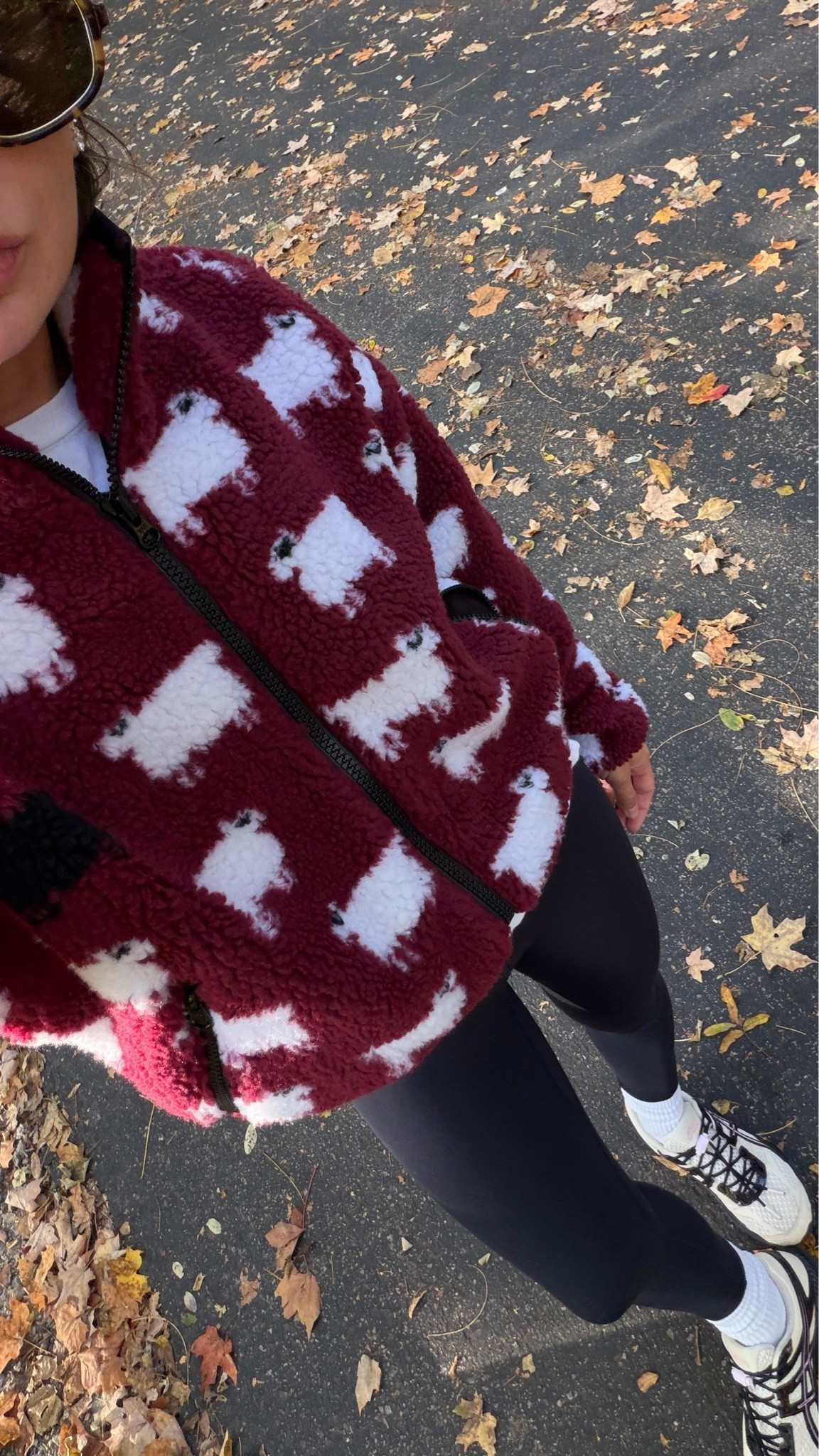 XS fleece and leggings