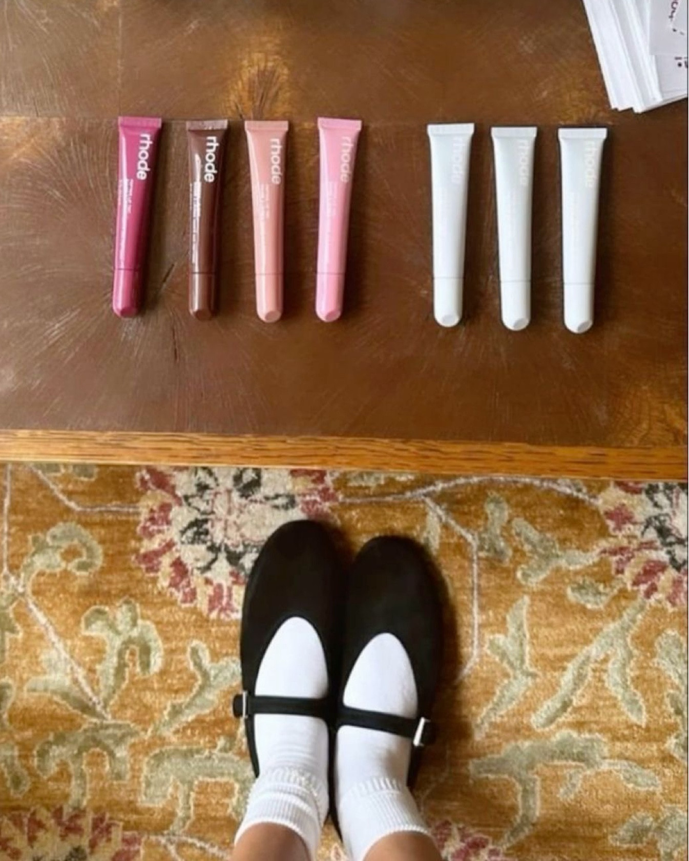 rhode lip collection⭐️🫂 #rhodelip #rhode #haileybieber #rhodeskin #makeup  #trinkets #aesthetic #makeuplayout #pinterest #pinterestgirl #ribbon #lace

#LTKbeauty #LTKeurope #LTKxSephora