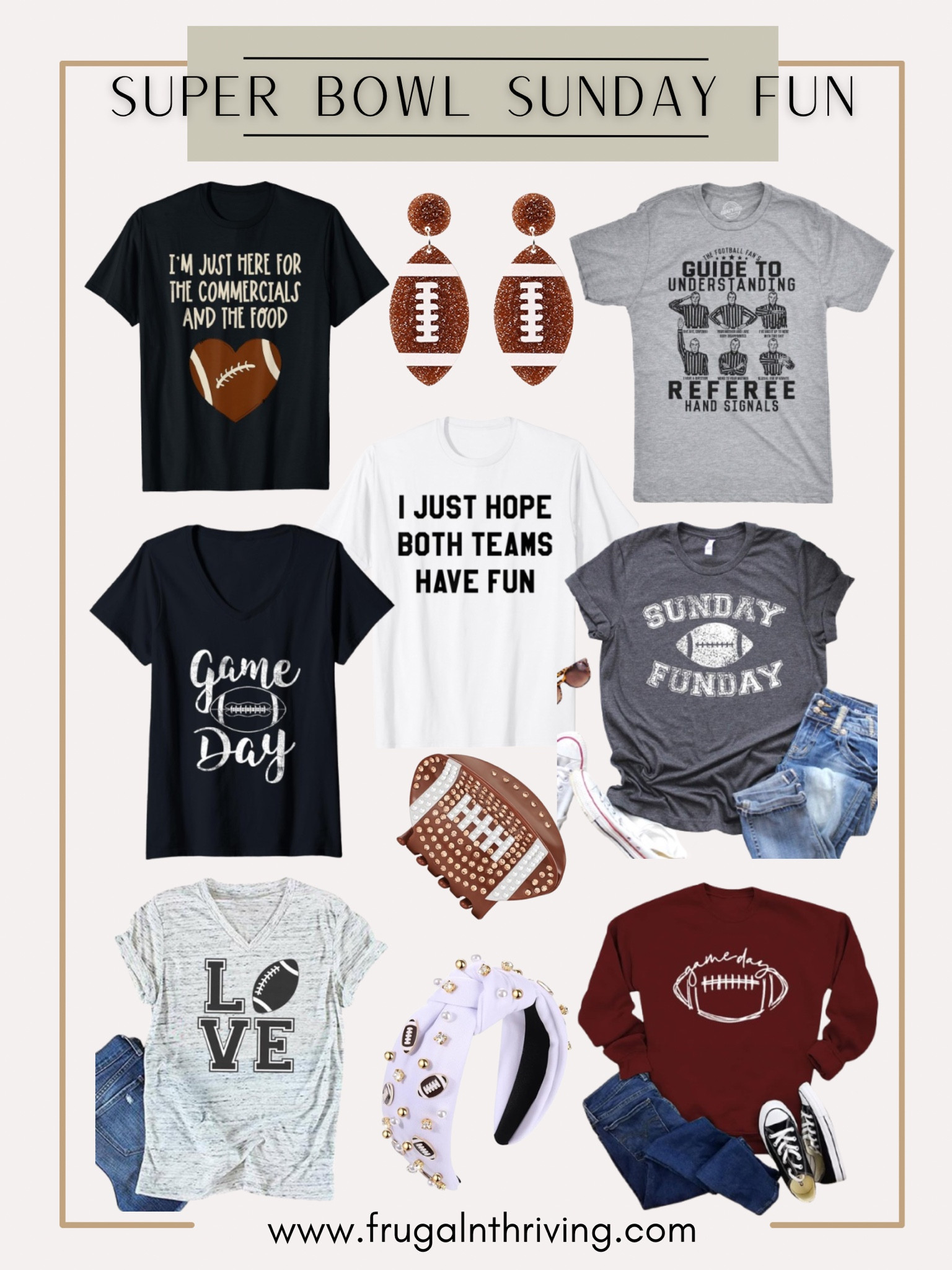 Game day apparel 🏈

#SuperBowl #gameday #footballapparel 

#LTKSeasonal #LTKstyletip #LTKfindsunder50