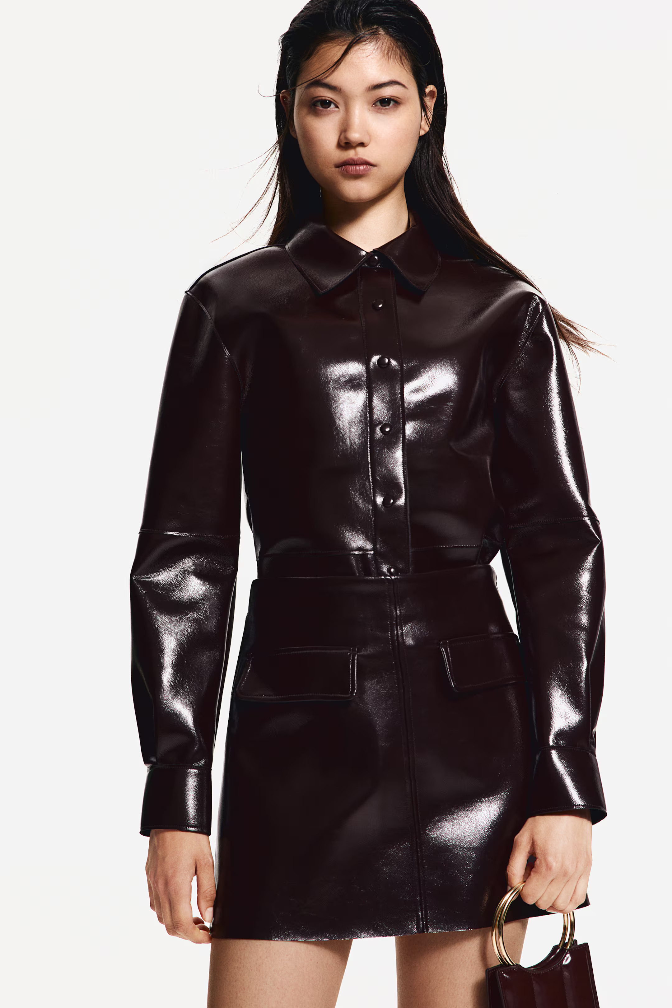 Coated shirt | H&M (UK, MY, IN, SG, PH, TW, HK)