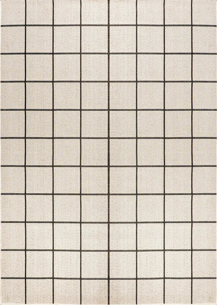 Grid Modern Squares Indoor/Outdoor Area Rug | Nordstrom
