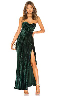 NBD Spanish Moss Gown in Jewel Green from Revolve.com | Revolve Clothing (Global)