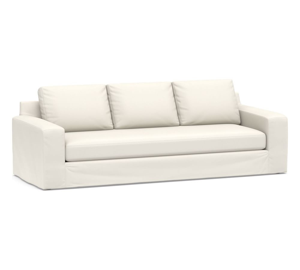 Big Sur Square Arm Slipcovered Sofa | Pottery Barn (US)