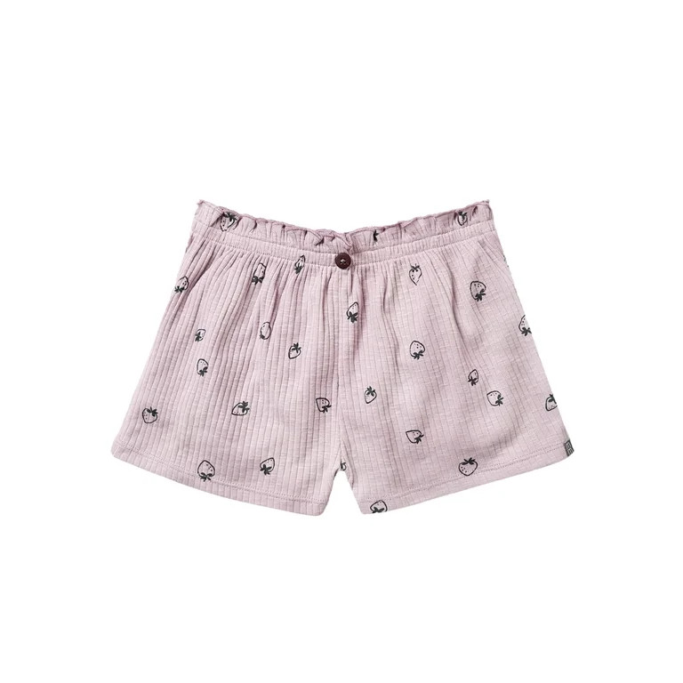 Modern Moments by Gerber Toddler Girl Organic Wide Leg Short, Sizes 12M-5T | Walmart (US)